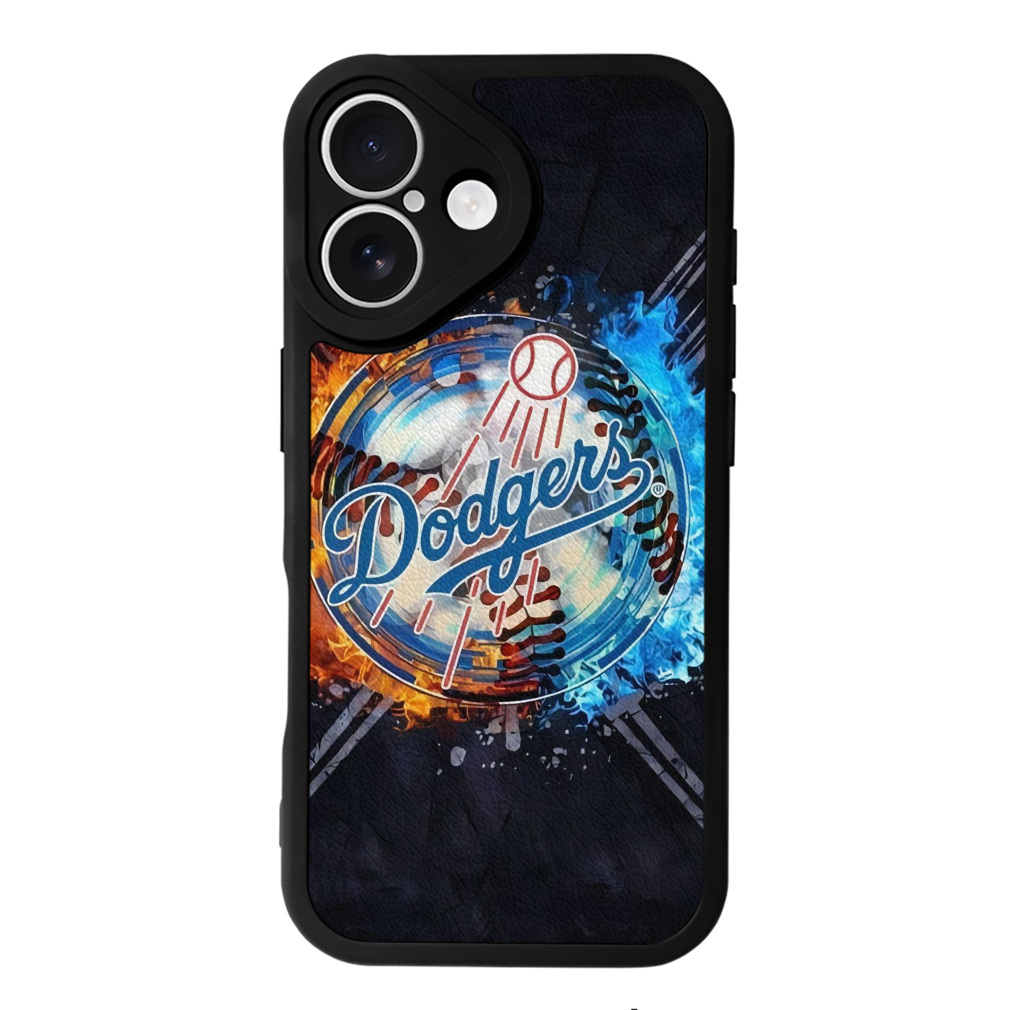  IPhone 16 Silicone Leather Case – UV Print, Lambskin Texture – Perfect Fit, Wireless Charging Compatible, Scratch Resistant, Precise Cutouts – Stylish Protection For IPhone 16